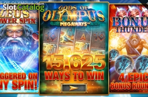 Скрин2. Gods of Olympus Megaways слот