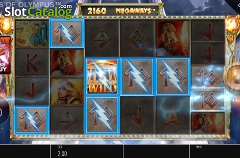 Скрин5. Gods of Olympus Megaways слот