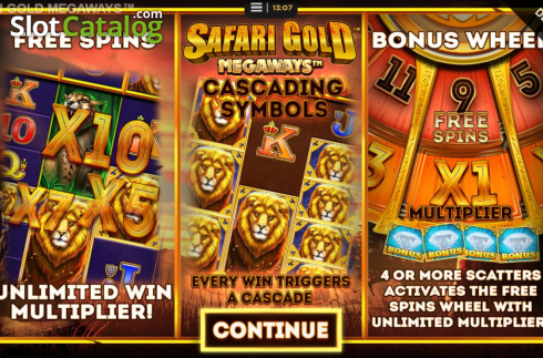 Скрин2. Safari Gold Megaways слот
