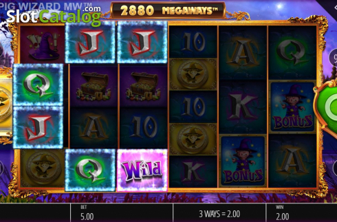 Скрин4. Pig Wizard Megaways слот