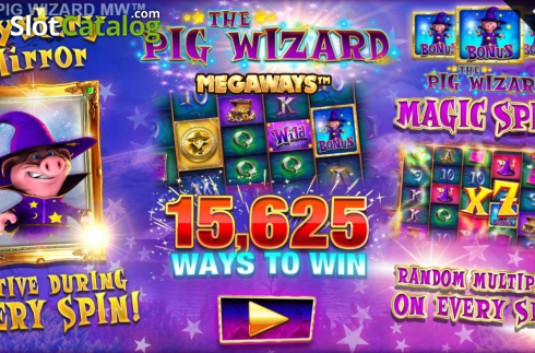 Скрин2. Pig Wizard Megaways слот