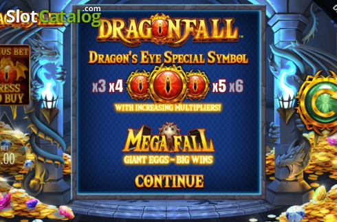 Скрин2. Dragon Fall слот