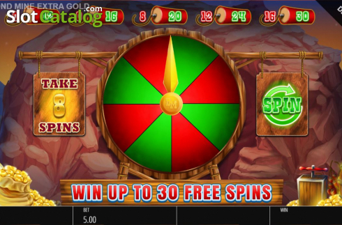 Скрин5. Diamond Mine Extra Gold Megaways слот