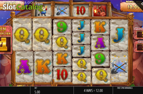 Скрин7. Diamond Mine Extra Gold Megaways слот