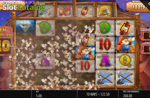 Скрин9. Diamond Mine Extra Gold Megaways слот