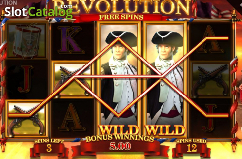 Скрин7. Revolution Patriots Fortune слот