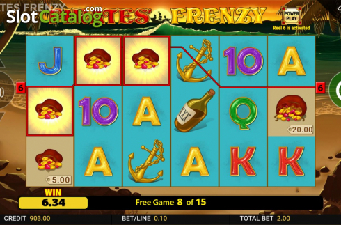 Скрин8. Pirates Frenzy слот