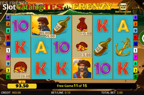 Скрин9. Pirates Frenzy слот