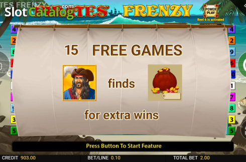 Скрин6. Pirates Frenzy слот