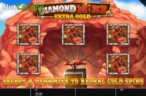 Скрин3. Diamond Mine Megaways All Action слот