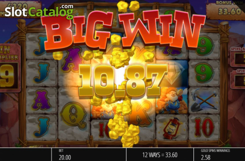 Скрин8. Diamond Mine Megaways All Action слот
