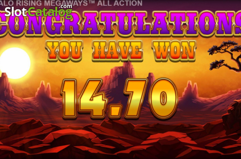 Скрин8. Buffalo Rising Megaways All Action слот