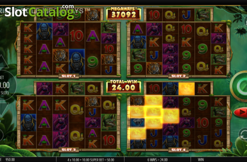 Скрин3. Gorilla Gold Megaways слот