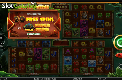 Скрин4. Gorilla Gold Megaways слот