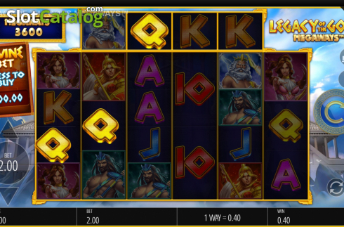Скрин3. Legacy Of The Gods Megaways слот