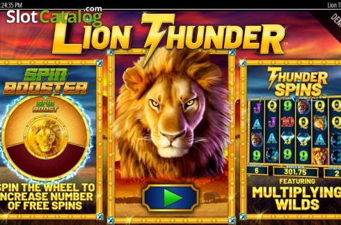 Скрин2. Lion Thunder слот