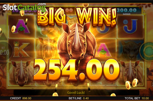 Скрин3. Rhino Rampage Lightning Spins слот