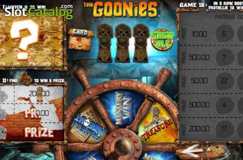 Скрин2. The Goonies Scratchcard слот