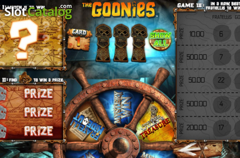 Скрин3. The Goonies Scratchcard слот