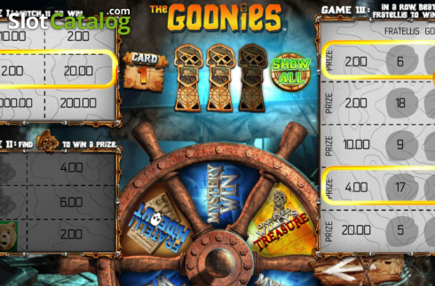 Скрин4. The Goonies Scratchcard слот