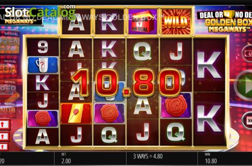 Скрин5. Deal or No Deal Megaways The Golden Box слот