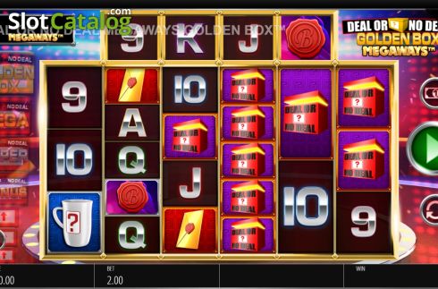 Скрин2. Deal or No Deal Megaways The Golden Box слот