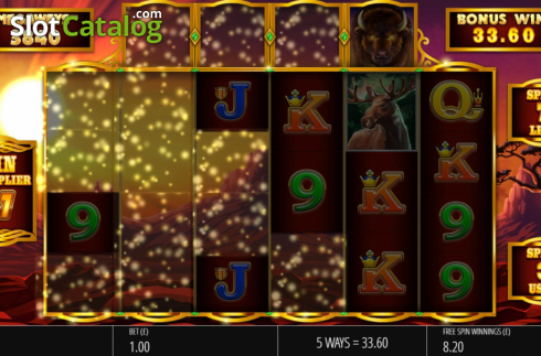 Скрин3. Buffalo Rising Megaways Jackpot King слот