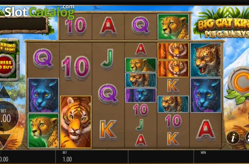 Скрин2. Big Cat King Megaways слот