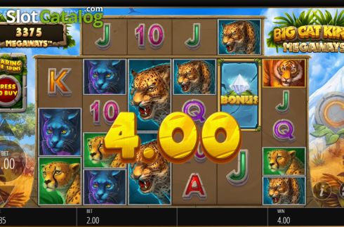 Скрин5. Big Cat King Megaways слот