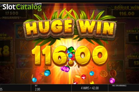 Скрин4. Big Cat King Megaways слот
