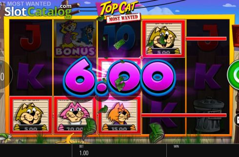 Скрин8. Top Cat Most Wanted слот