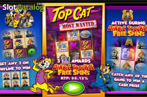 Скрин2. Top Cat Most Wanted слот
