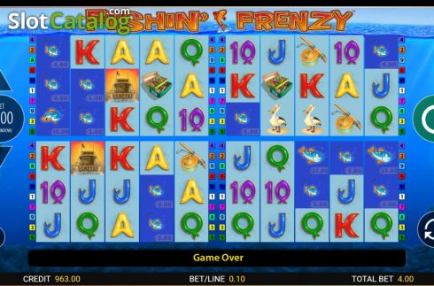 Скрин3. Fishin Frenzy Power 4 Slots слот