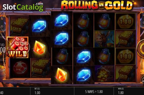 Скрин4. Rolling in Gold слот