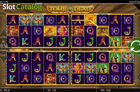 Скрин4. Tomb Of Dead Power 4 Slots слот