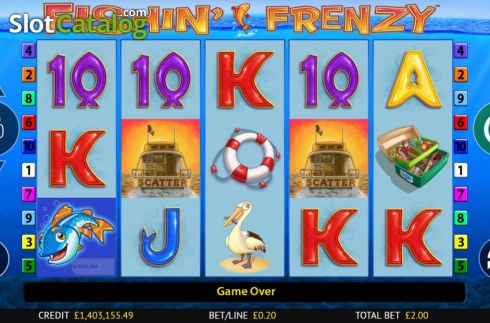 Скрин2. Fishin Frenzy Spin Boost слот
