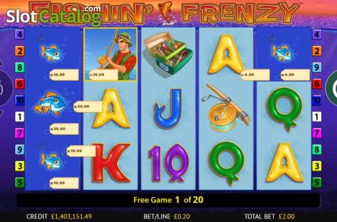 Скрин3. Fishin Frenzy Spin Boost слот