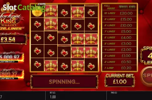 Скрин6. Jackpot King Prize Lines слот