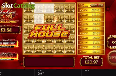 Скрин4. Jackpot King Prize Lines слот