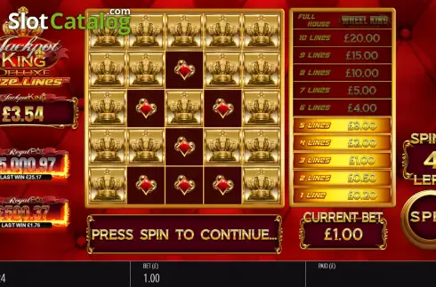 Скрин3. Jackpot King Prize Lines слот