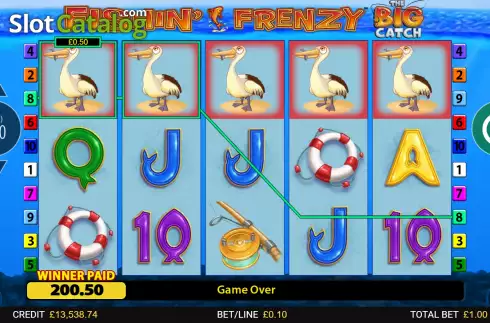 Скрин5. Fishin' Frenzy The Big Catch слот