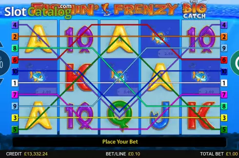 Скрин2. Fishin' Frenzy The Big Catch слот