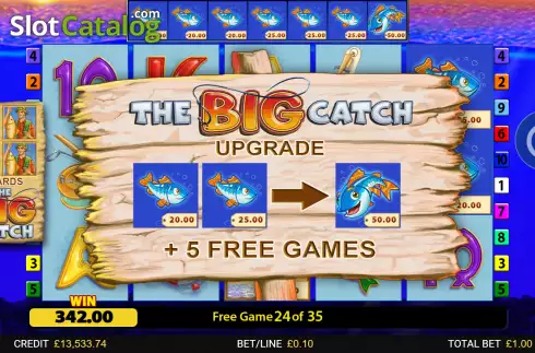 Скрин6. Fishin' Frenzy The Big Catch слот