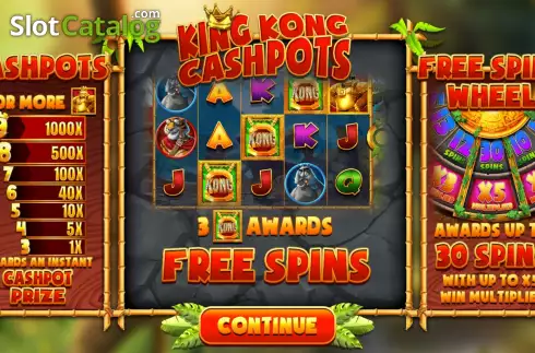 Скрин2. King Kong Cashpots слот