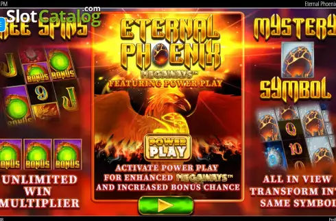 Скрин2. Eternal Phoenix Megaways слот