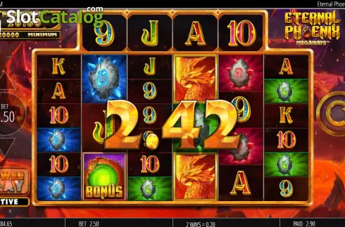 Скрин6. Eternal Phoenix Megaways слот