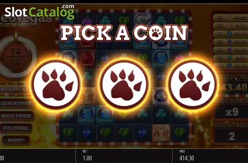 Скрин8. Leo Vegas Cluster Gems слот