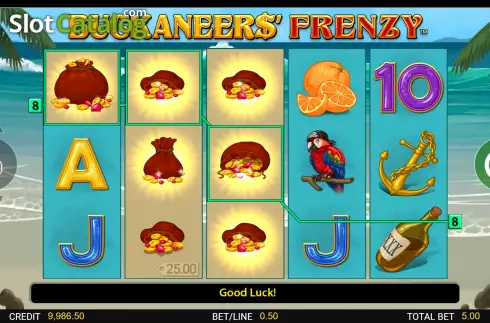 Скрин4. Buckaneers Frenzy слот