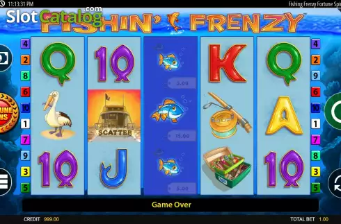 Скрин3. Fishin' Frenzy Fortune Spins слот