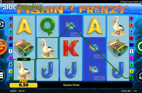 Скрин4. Fishin' Frenzy Fortune Spins слот